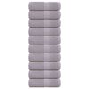 vidaXL Ručn&iacute;ky FROGN 10 ks &scaron;ed&eacute; 30x30 cm 360 g/m&sup2;