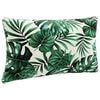 vidaXL Z&aacute;dov&yacute; polstr PUTTEN 100% polyester Vzor listů 80 x 40 x 15 cm