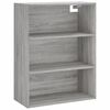 vidaXL Skř&iacute;ň highboard &scaron;ed&aacute; sonoma 69,5 x 34 x 180 cm kompozitn&iacute; dřevo