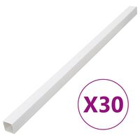vidaXL Kabelová lišta 100 x 60 mm 30 m PVC
