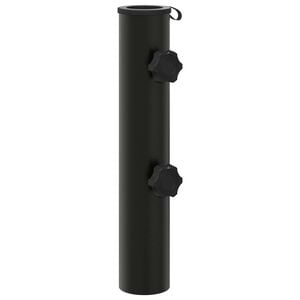 vidaXL Z&aacute;kladna pro slunečn&iacute;k 0.6 kg Čern&aacute; Železo for 40-50 mm Pole