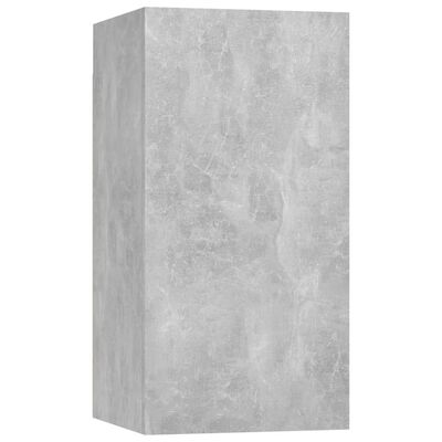 vidaXL TV stolek betonově šedý 30,5 x 30 x 60 cm dřevotříska