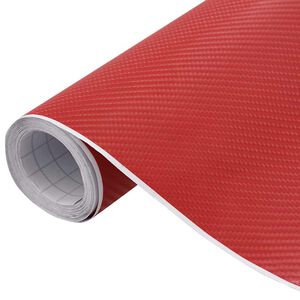vidaXL F&oacute;lie na auto 4D červen&aacute; 100 x 150 cm