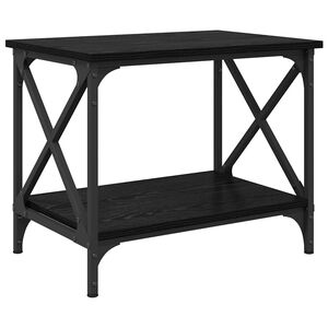 vidaXL Bočn&iacute; stůl Čern&yacute; dub 55 x 38 x 45 cm Kompozitn&iacute; dřevo