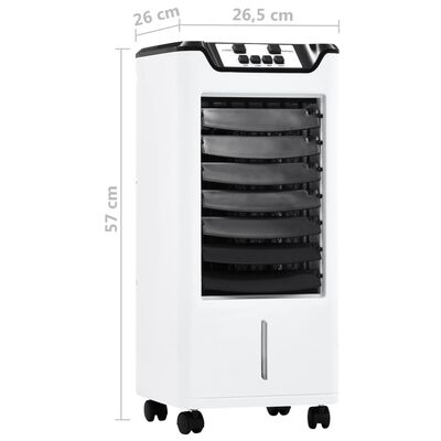 vidaXL Mobilní ochlazovač vzduchu zvlhčovač čistič 3 v 1 60 W