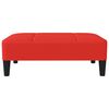 vidaXL Podnožka červen&aacute; 78 x 56 x 32 cm uměl&aacute; kůže