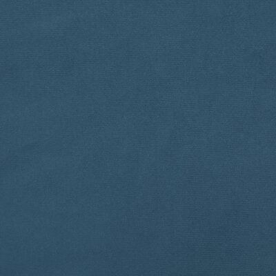 vidaXL Taštičková matrace tmavě modrá 80 x 200 x 20 cm samet