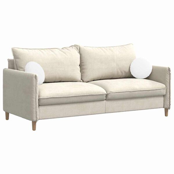 vidaXL Pol&scaron;t&aacute;ře na sedadla 2 pcs B&iacute;l&aacute; &Oslash;30 x 13 cm textil