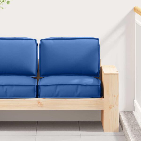 vidaXL Sada pol&scaron;t&aacute;řů na paletu 2 pcs Kr&aacute;lovsk&aacute; modr&aacute; Oxford l&aacute;tka