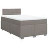 vidaXL Box spring postel s matrac&iacute; taupe 120x200 cm textil