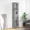 vidaXL Skříň highboard betonově šedá 34,5x34x180 cm kompozitní dřevo
