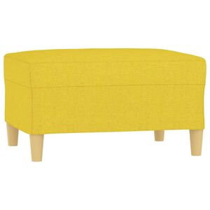 vidaXL Podnožka světle žlut&aacute; 70 x 55 x 41 cm textil