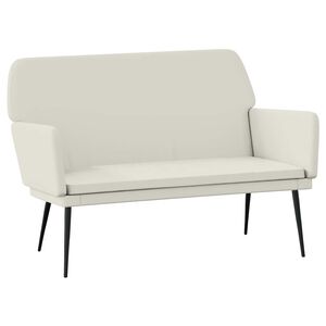 vidaXL Lavice kr&eacute;mov&aacute; 108 x 79 x 79 cm samet