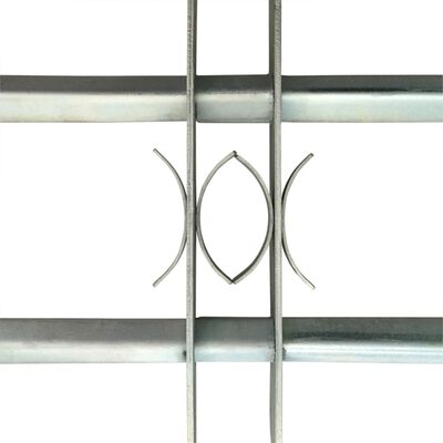 Nastavitelná bezpečnostní okenní mříž se 2 příčkami 1000–1500 mm