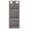 vidaXL Skř&iacute;ň highboard &scaron;ed&aacute; sonoma 34,5 x 34 x 180 cm kompozitn&iacute; dřevo