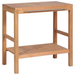 vidaXL Skř&iacute;ňka pod umyvadlo z masivn&iacute;ho teaku 74 x 45 x 75 cm