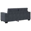 vidaXL Loveseat Sofa Tmavě &scaron;ed&aacute; 180x77x82 cm samet