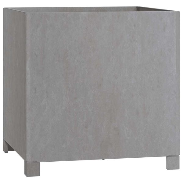 vidaXL Truhl&iacute;k s nohami rezav&yacute; 50 x 50 x 50 cm cortenov&aacute; ocel