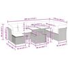 vidaXL 9d&iacute;ln&aacute; zahradn&iacute; sestava s podu&scaron;kami hněd&aacute; polyratan ak&aacute;cie