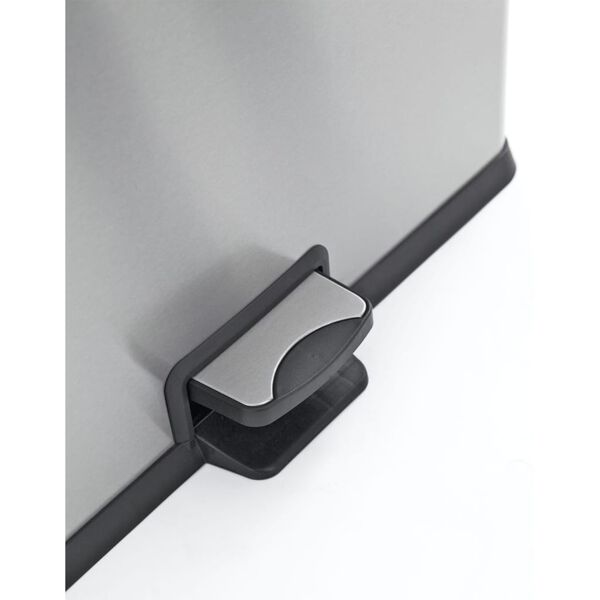 EKO Ped&aacute;lov&yacute; odpadkov&yacute; ko&scaron; Rejoice 2 x 30 l matně stř&iacute;brn&yacute;