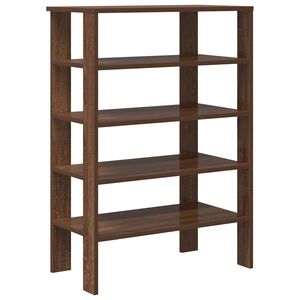 vidaXL Botn&iacute;k hněd&yacute; dub 61x32x87,5 cm kompozitn&iacute; dřevo