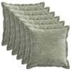 vidaXL Povlak na pol&scaron;t&aacute;ř 6 pcs HOUTEN Zelen&aacute; 40 x 40 cm
