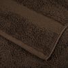vidaXL Pr&eacute;miov&eacute; ručn&iacute;ky do sprchy SOLUND 10 ks hněd&eacute; 70x140 cm 600 g/m&sup2;