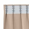vidaXL Z&aacute;věsy na zatemněn&iacute; s kroužky 2 pcs Taupe 140 x 140 cm