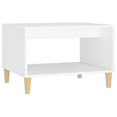 vidaXL Konferenční stolek bílý 60x50x40 cm kompozitní dřevo