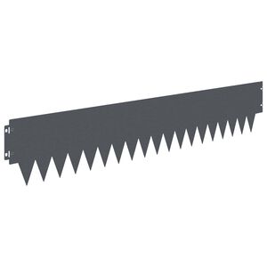 vidaXL Okraj tr&aacute;vn&iacute;ku 20 ks 103 x 20 cm Ocel Antracitov&aacute;