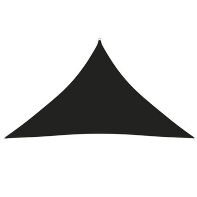 vidaXL Stínící plachta oxfordská látka trojúhelníková 4x4x5,8 m černá