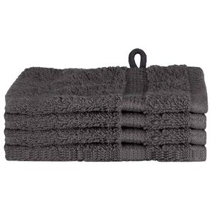 vidaXL Uter&aacute;k pro hosty SOLUND 4 ks Antracit 15 x 21 cm 550 gsm