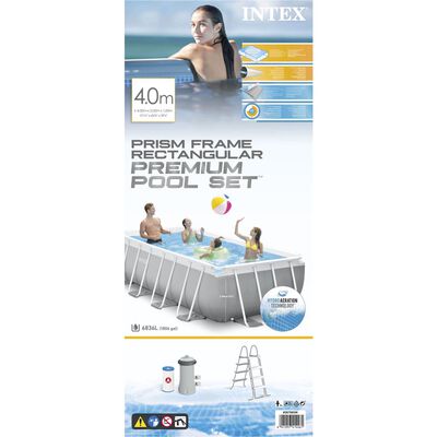 Intex Bazén Prism Frame s příslušenstvím obdélníkový 400x200x100 cm