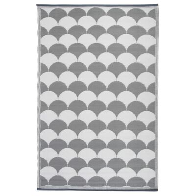 Esschert Design Venkovní koberec 180 x 121 cm šedo-bílý OC24