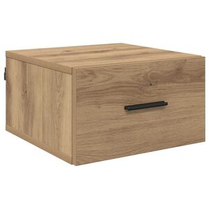 vidaXL Nočn&iacute; skř&iacute;ňka dub artisan 35 x 35 x 20 cm Kompozitn&iacute; dřevo