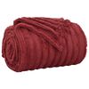 vidaXL Dekoračn&iacute; deky 6 pcs Bordeaux červen&aacute; 200 x 150 cm Fleece