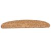 vidaXL Schodové rohože 10 ks 65 x 21 x 4 cm béžové, půlkulaté, velké
