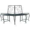 vidaXL Stromov&aacute; lavička 4-Počet m&iacute;st 160 x 80 x 89 cm Ocel