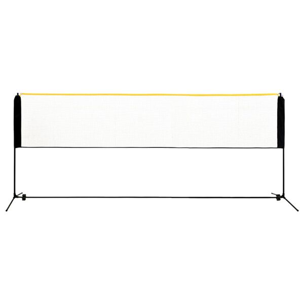 vidaXL Nastaviteln&aacute; badmintonov&aacute; s&iacute;ť 400 x 103 x 94&ndash;158 cm kov