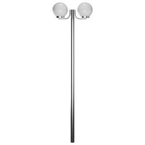 vidaXL Vysok&aacute; zahradn&iacute; lampa se 2 sv&iacute;tidly 220 cm