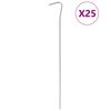 vidaXL Stanov&eacute; kol&iacute;ky 25 ks 23 cm &Oslash; 3 mm pozinkovan&aacute; ocel