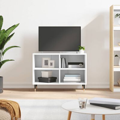 vidaXL TV skříňka bílá 69,5 x 30 x 50 cm kompozitní dřevo
