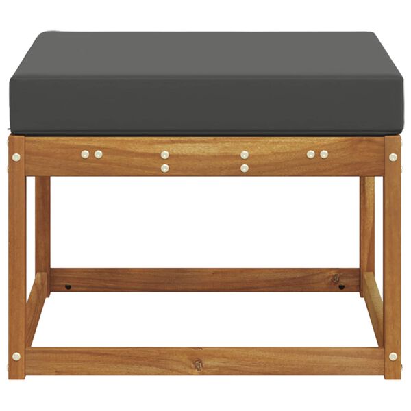 vidaXL Venkovn&iacute; podnožka Masivn&iacute; ak&aacute;tov&eacute; dřevo Př&iacute;rodn&iacute;