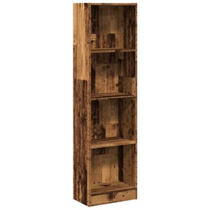 vidaXL Knihovna old wood 40 x 24 x 143 cm kompozitn&iacute; dřevo