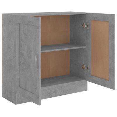 vidaXL Knihovna betonově šedá 82,5 x 30,5 x 80 cm dřevotříska