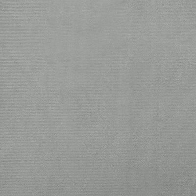 vidaXL Dětská pohovka světle šedá 70 x 45 x 30 cm samet