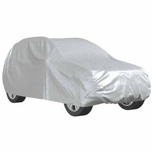 vidaXL Autopotah pro SUV s popruhy na přezky cel&yacute; stř&iacute;brn&yacute; M