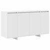 vidaXL Serv&iacute;rovac&iacute; skř&iacute;ň B&iacute;l&aacute; 135 x 41 x 75 cm Kompozitn&iacute; dřevo