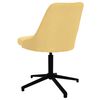 vidaXL Otočn&aacute; kancel&aacute;řsk&aacute; židle žlut&aacute; textil