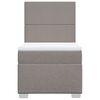 vidaXL Box spring postel s matrac&iacute; taupe 100 x 200 cm textil